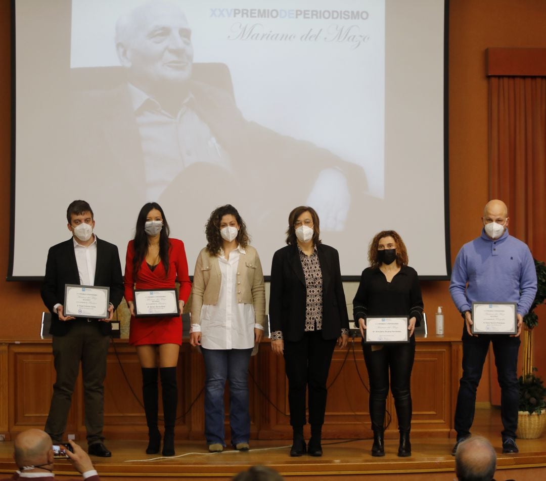La Diputación entrega los galardones de la XXV edición del Premio de Periodismo 'Mariano del Mazo'