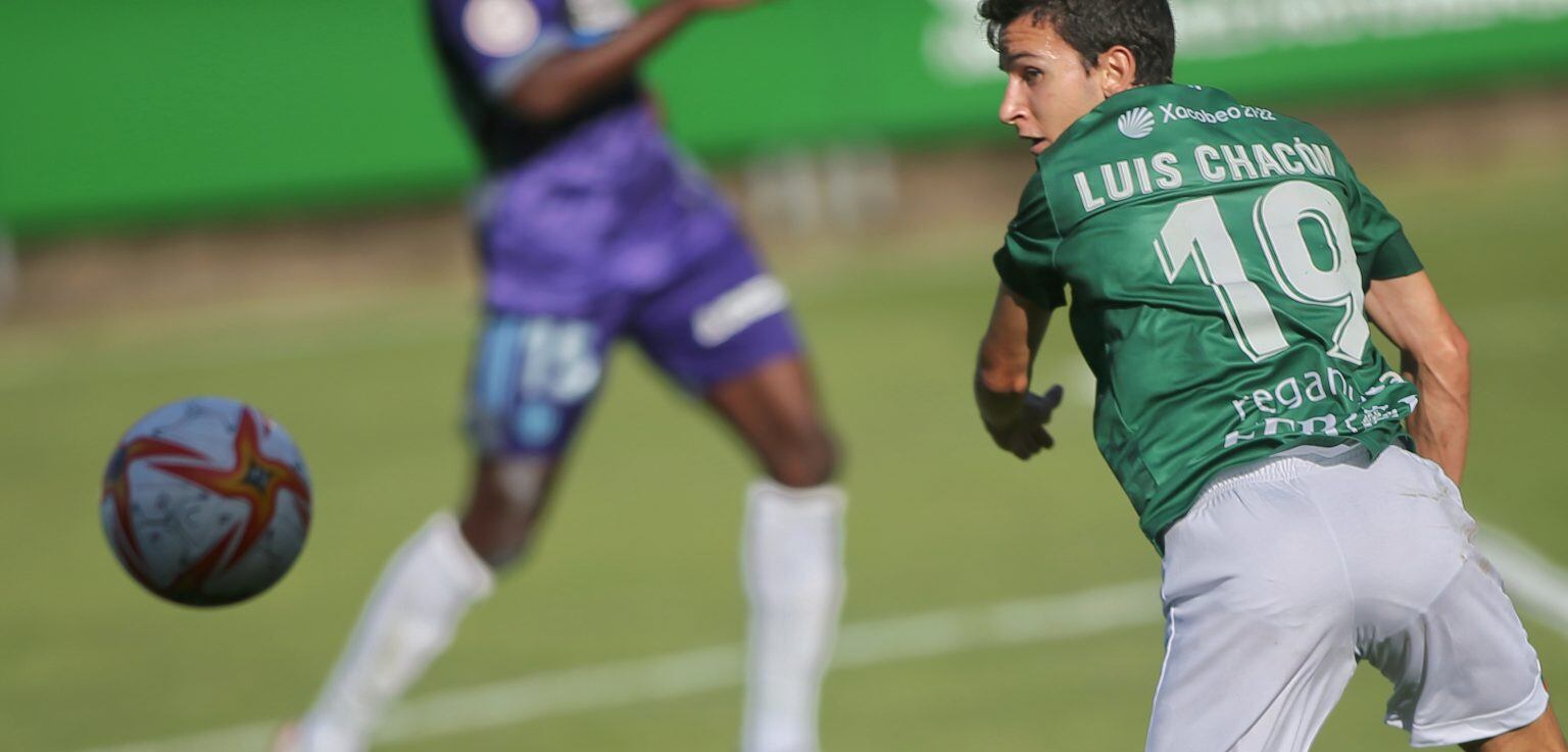 Luis Chacón, en un partido de esta temporada