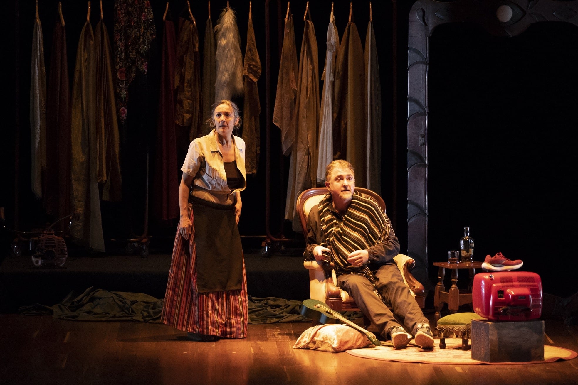 Celia Nadal y Javier Manzanera en la obra 'Por voluntad propia'