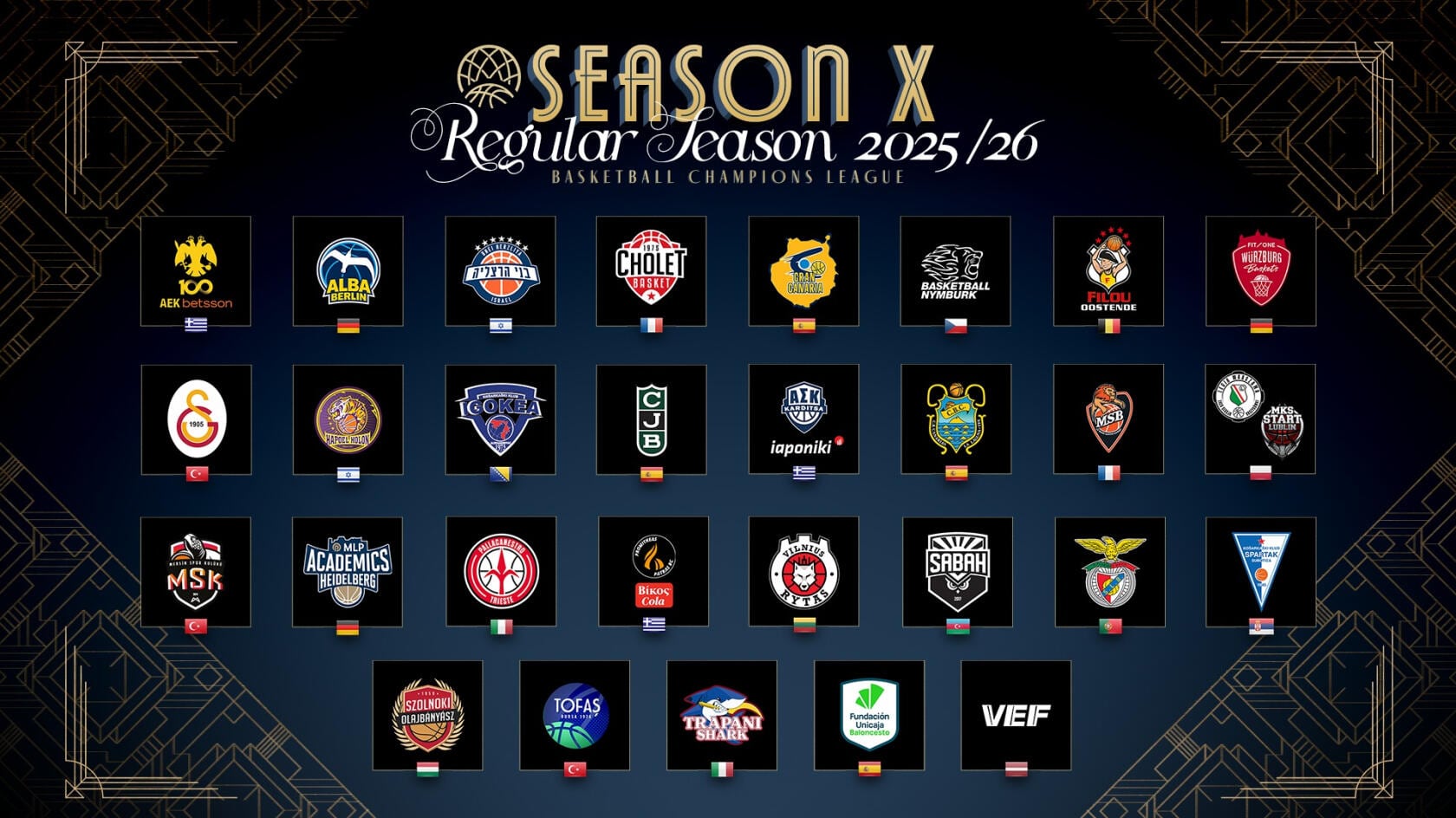 Los equipos participantes en la próxima edición de la BCL