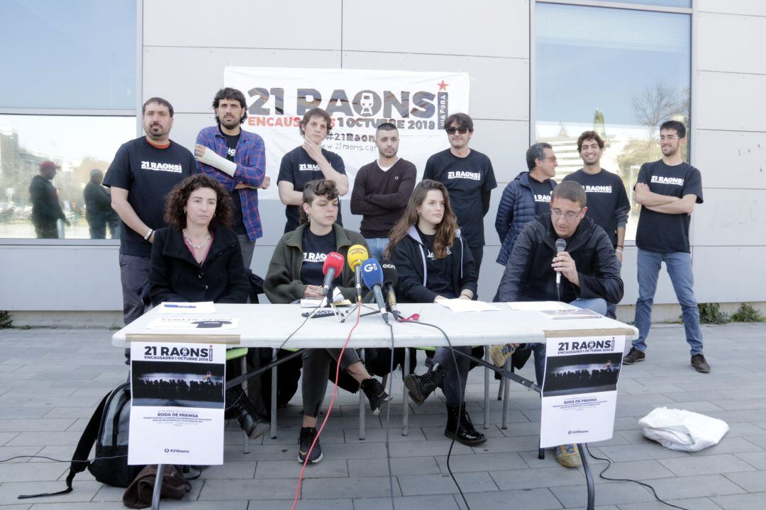 Un moment de la roda de premsa