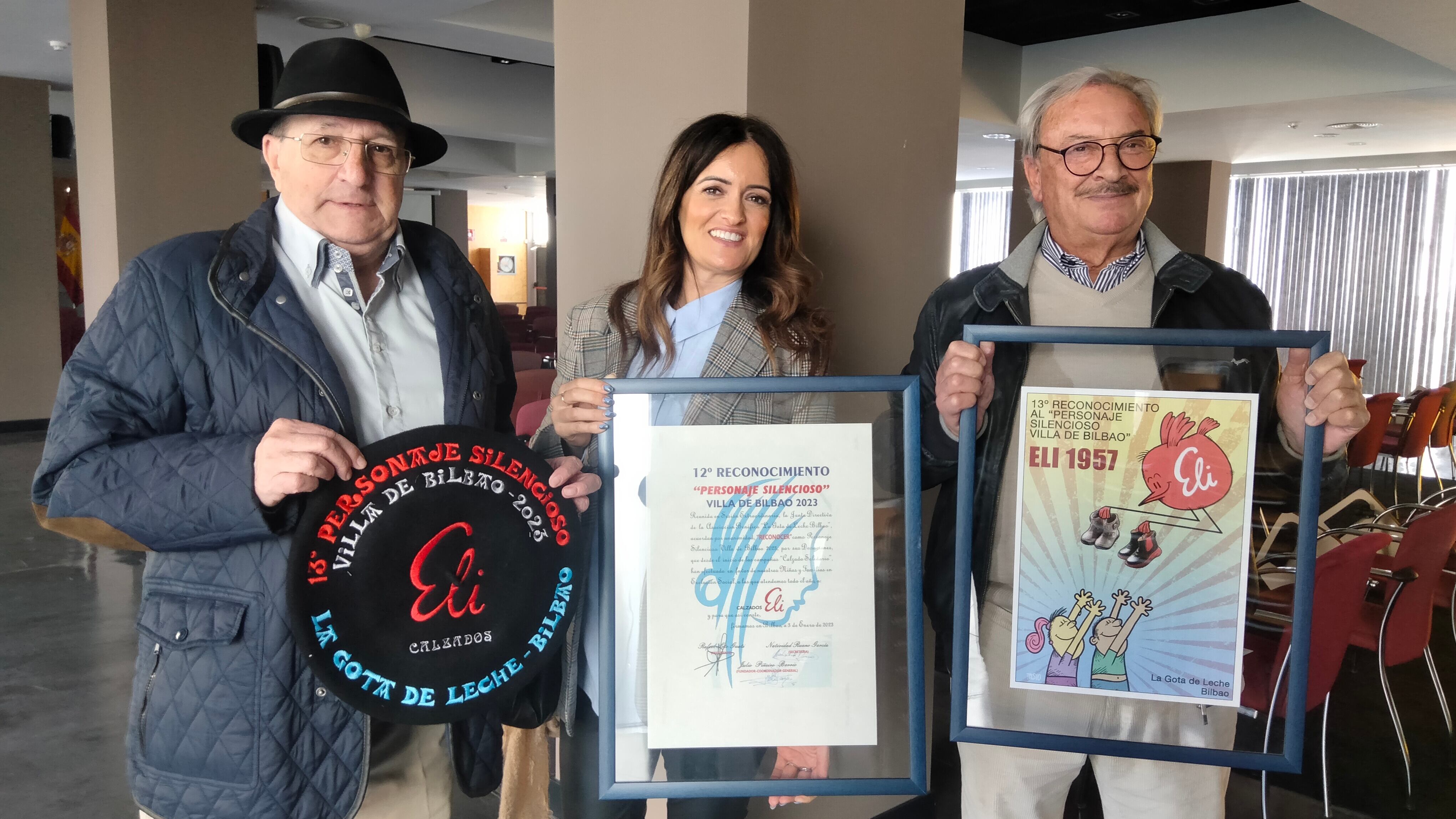 Cinta Alonso, gerente Calzados Eli 1957, "Personaje Silencioso Villa de Bilbao 2023"