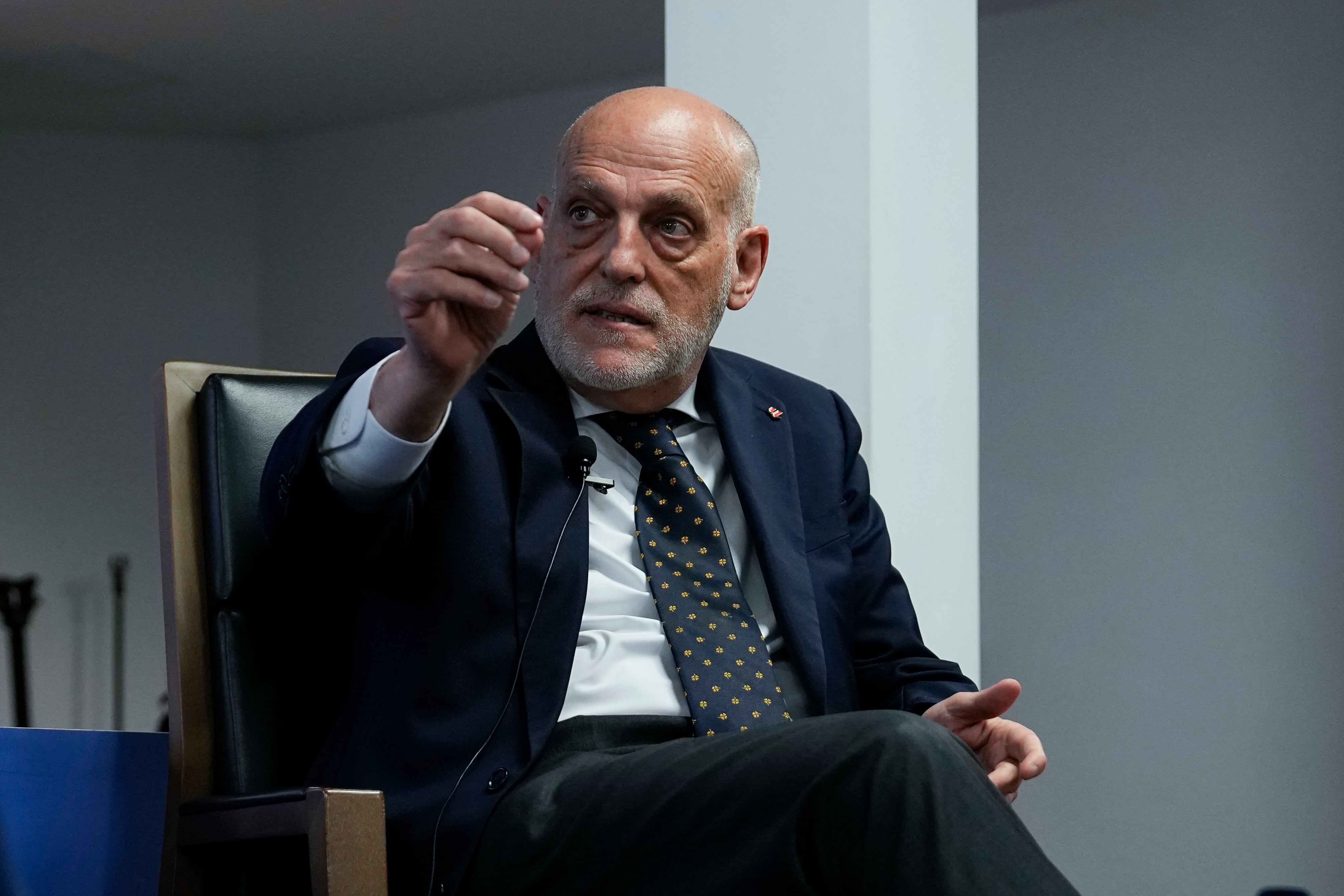 Presentation Of ISDE Sports Convention With Javier Tebas