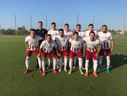 Once inicial del C. D. Eldense ante el Denia