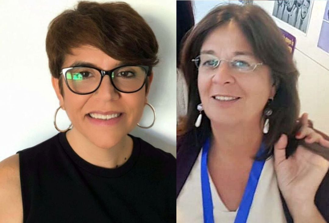 Catiana Martínez a la izquierda y Teresa Martín a la derecha