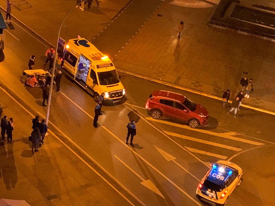 El accidente ocurrido en las inmediaciones de la Plaza Fernando Miranda