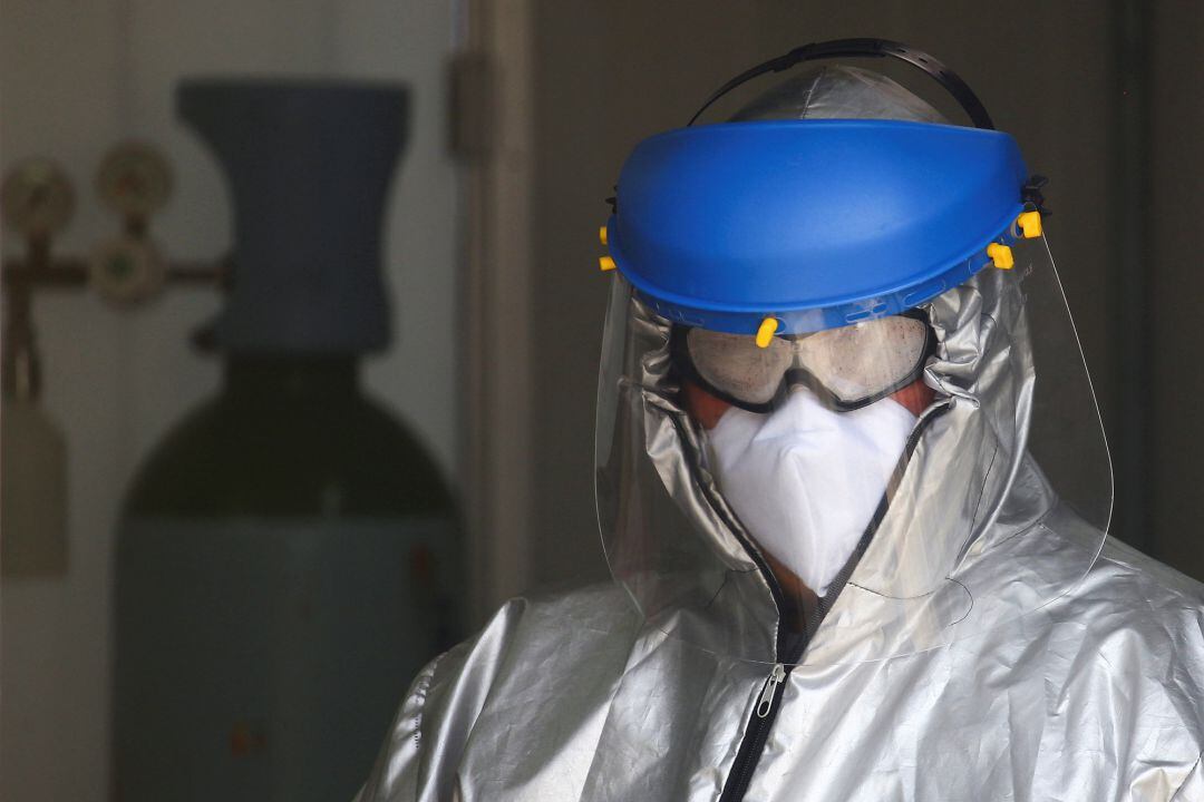 Profesional sanitario en un hospital