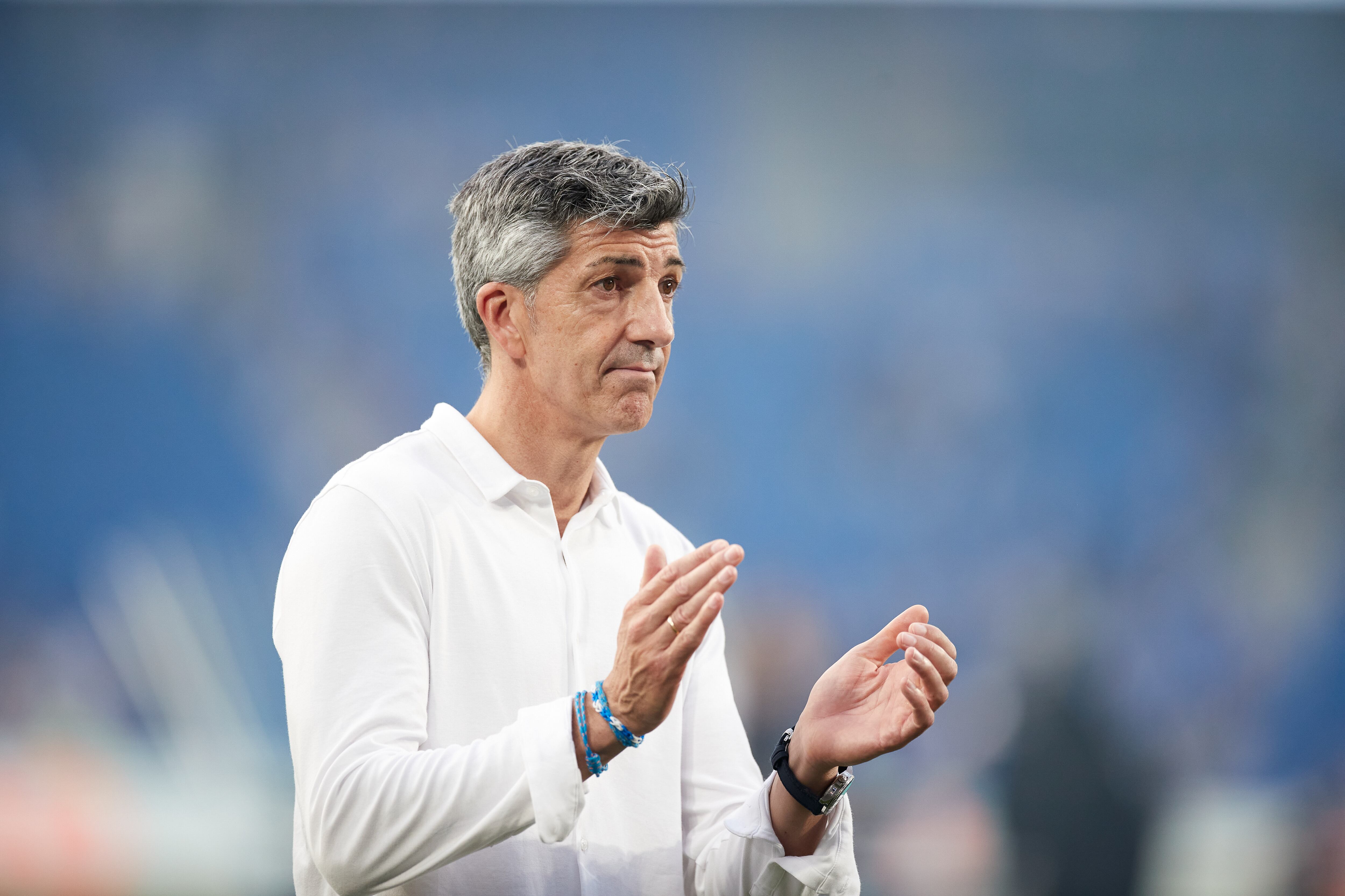 Imanol Alguacil durante un encuentro contra el Sevilla FC.