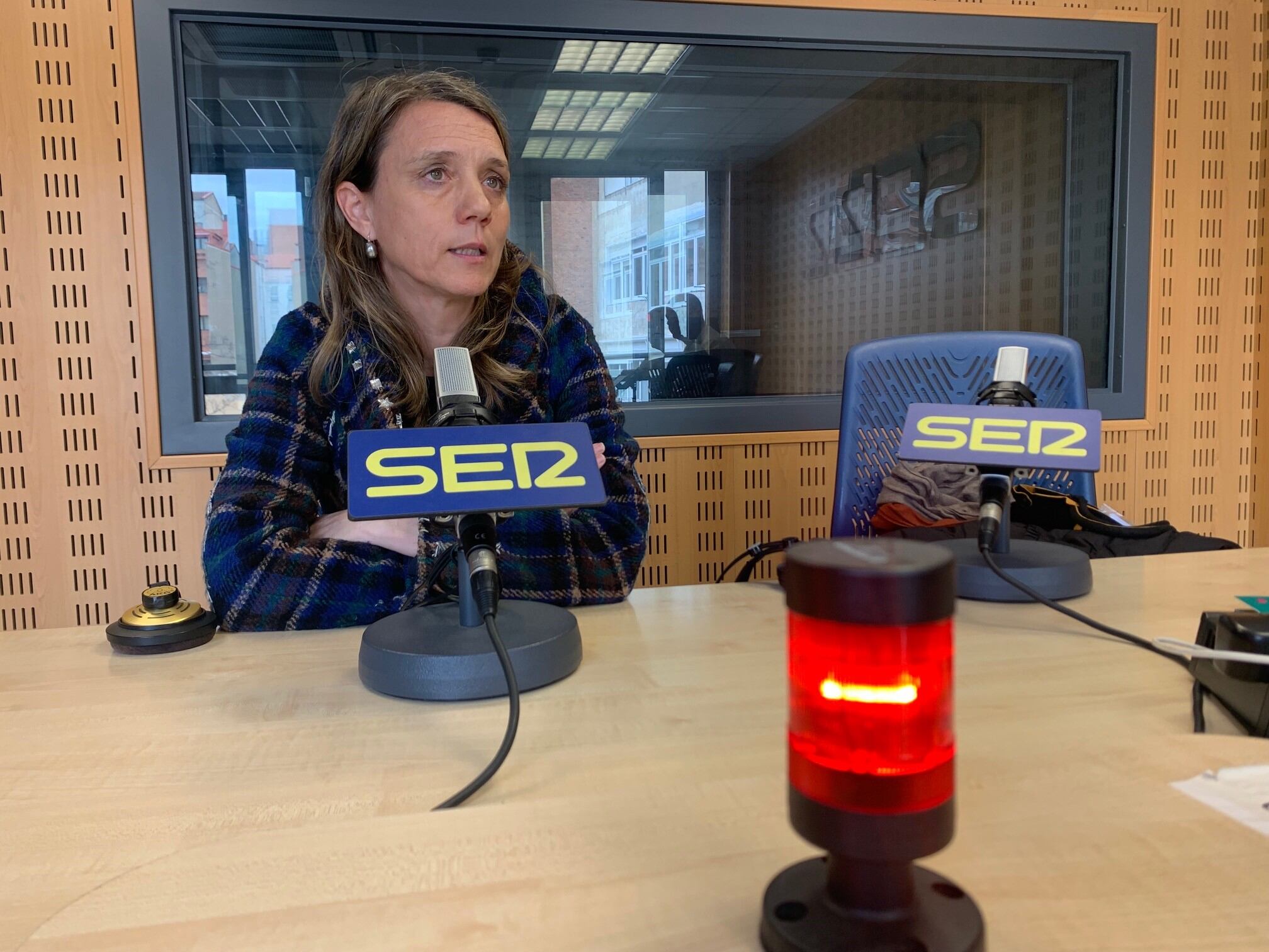 La presidenta de la CEOE Valladolid, durante la entrevista