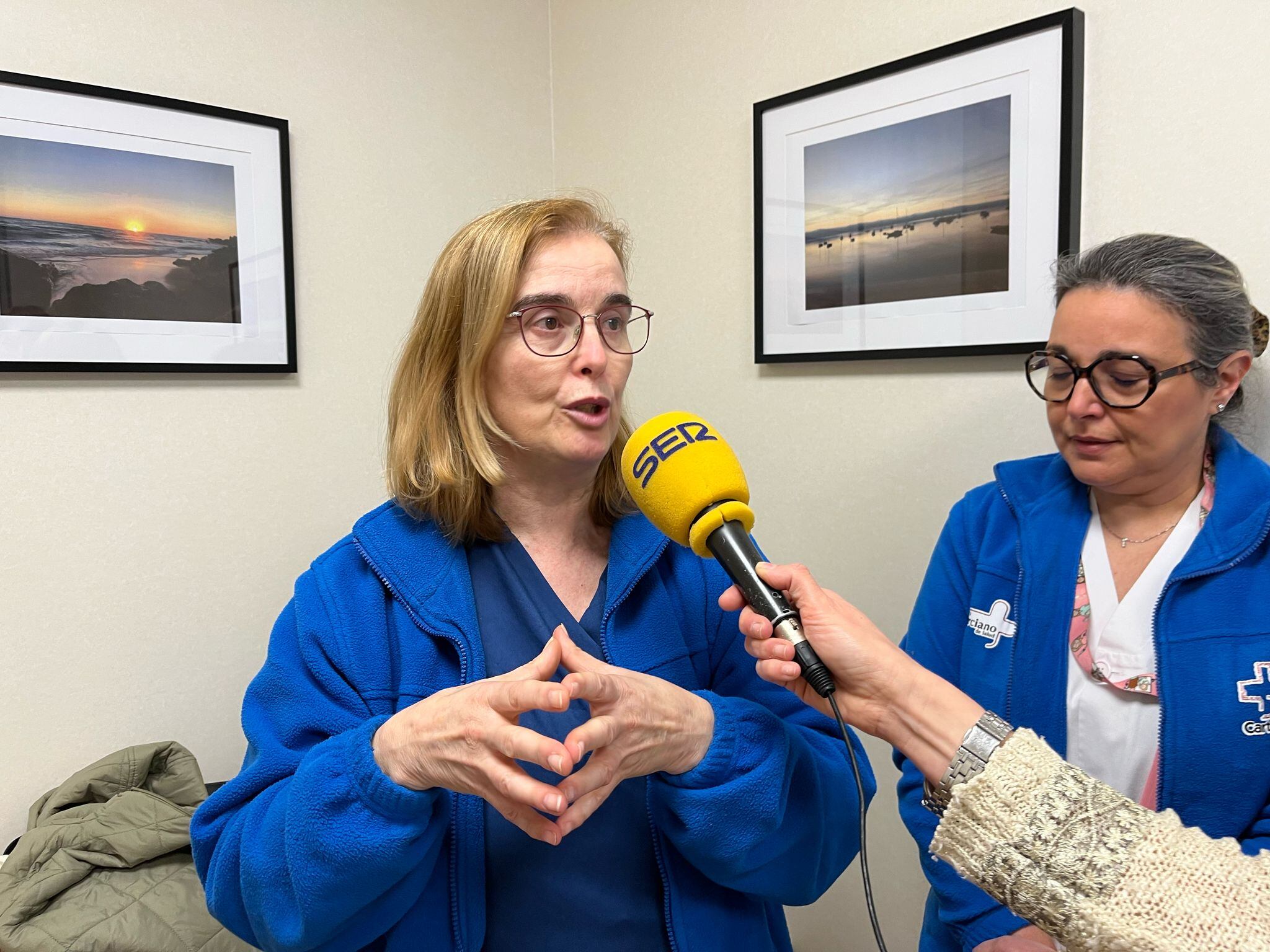 Salvi Sáez, supervisora de la UCI