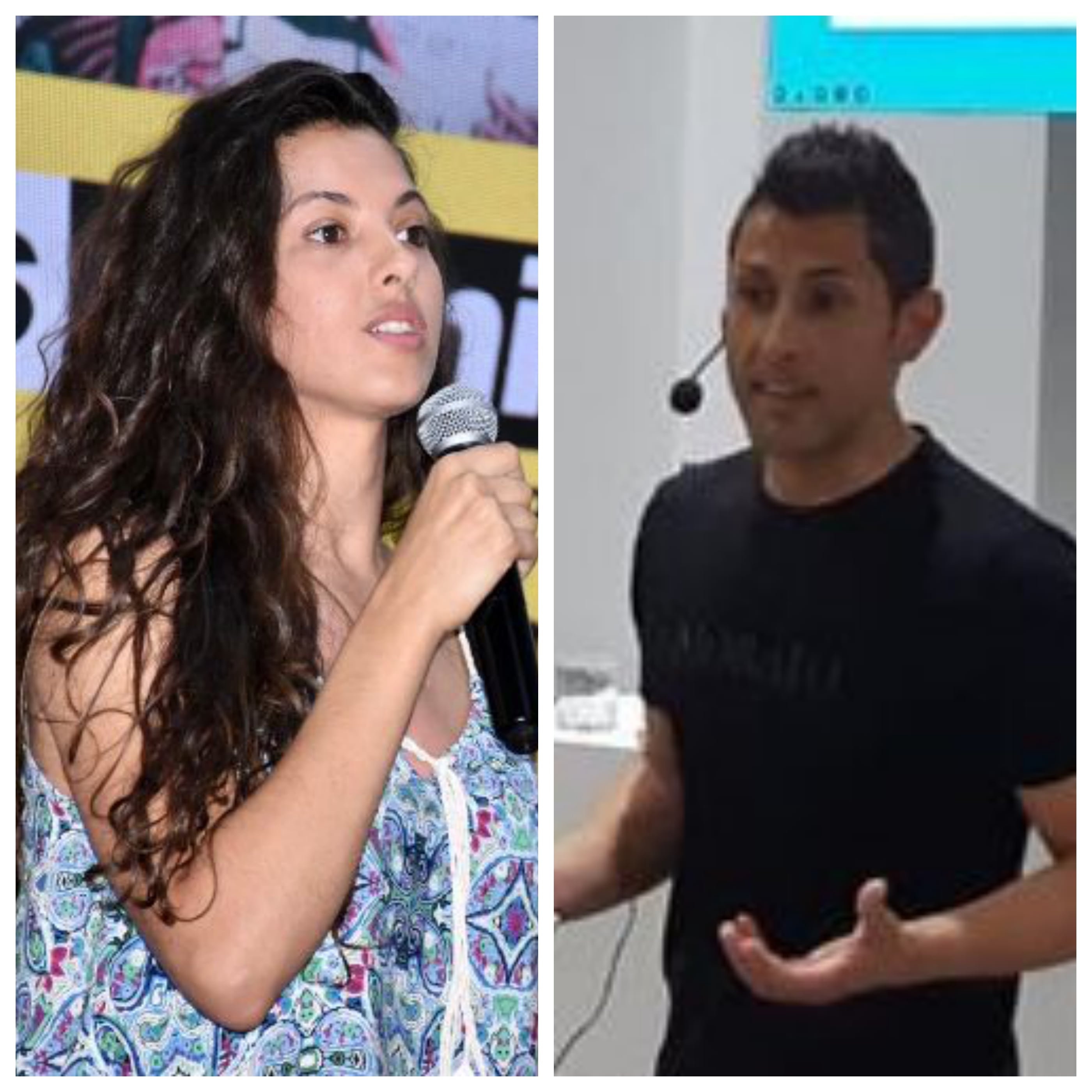 Lydia Sempere y Marcos Abad en Alcoy