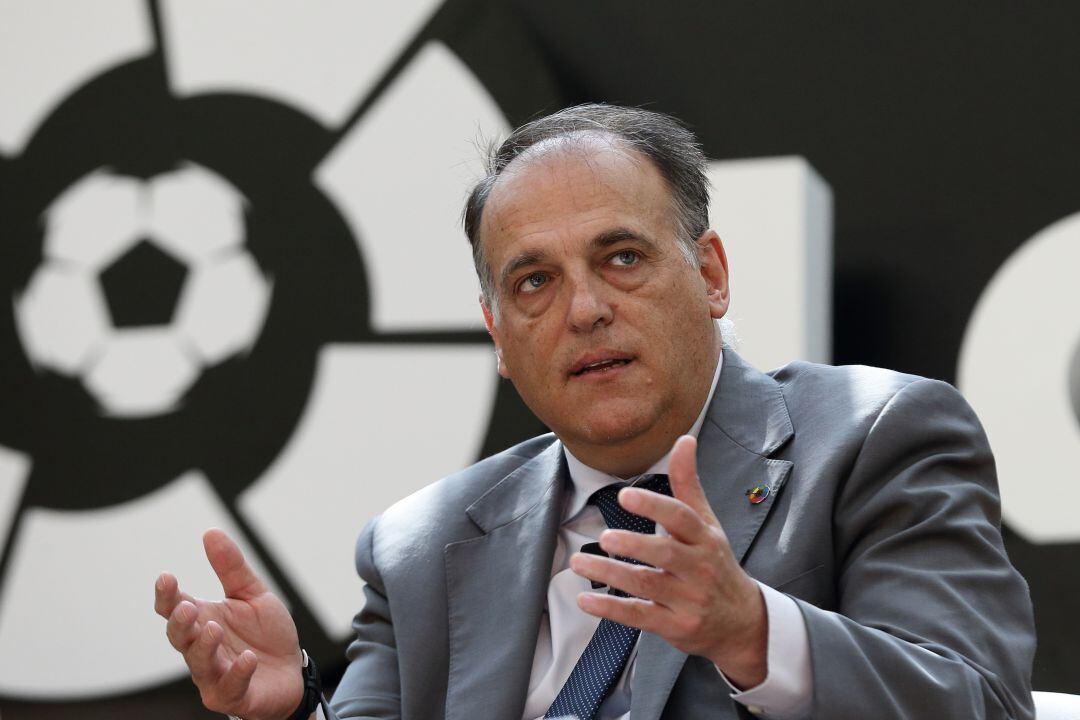 Javier Tebas en una foto de archivo.