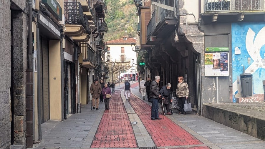 Imagen del casco urbano de Soraluze