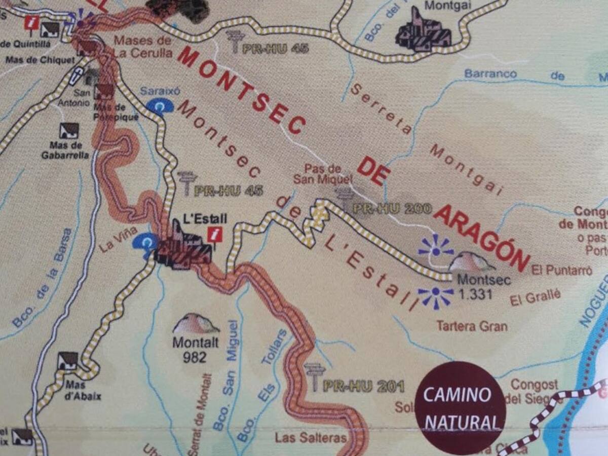 El camino de acceso a Montfalcó se cierra hasta el 12 de mayo