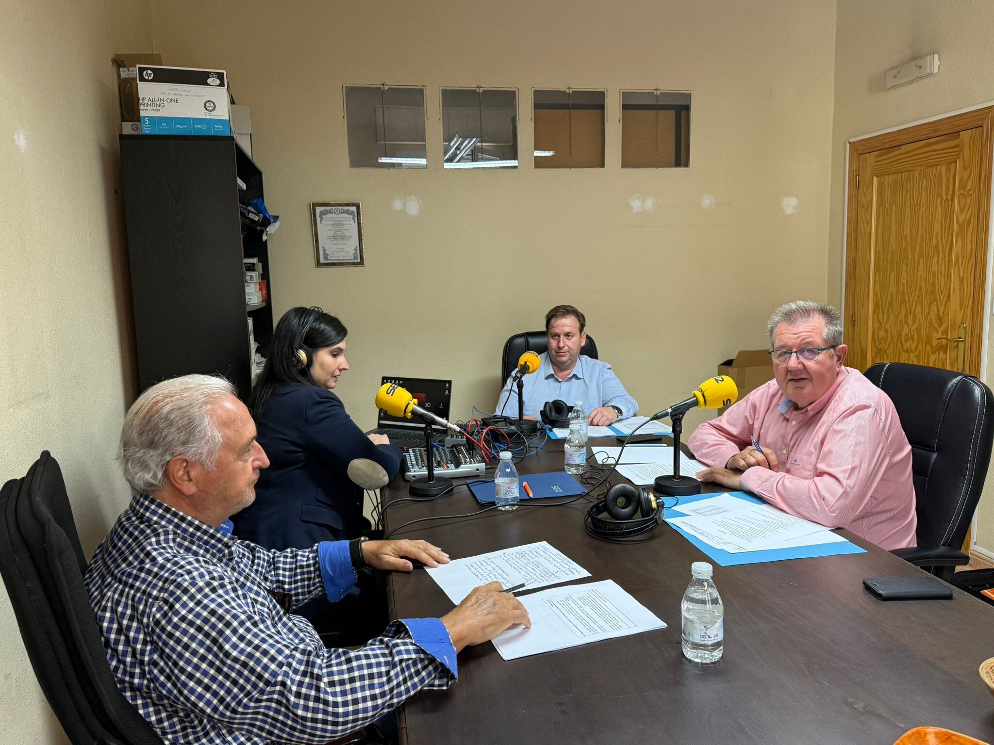 Hoy por Hoy Talavera desde la sede de la Comunidad de Regantes