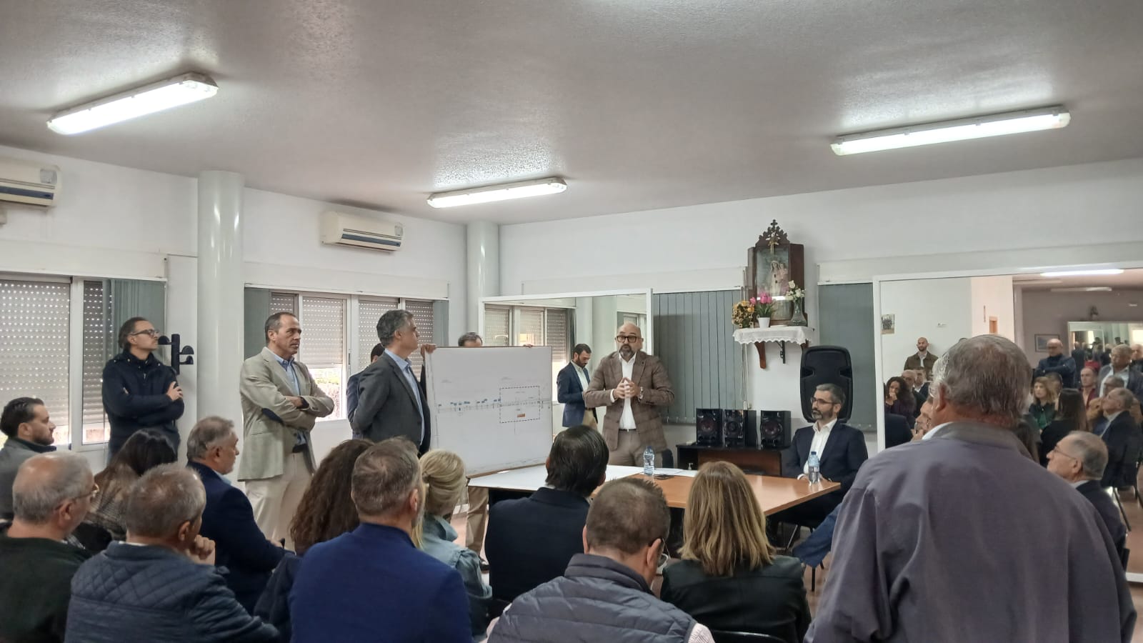 Reunión con los técnicos de ADIF y vecinos de La Torrecilla, Lorca