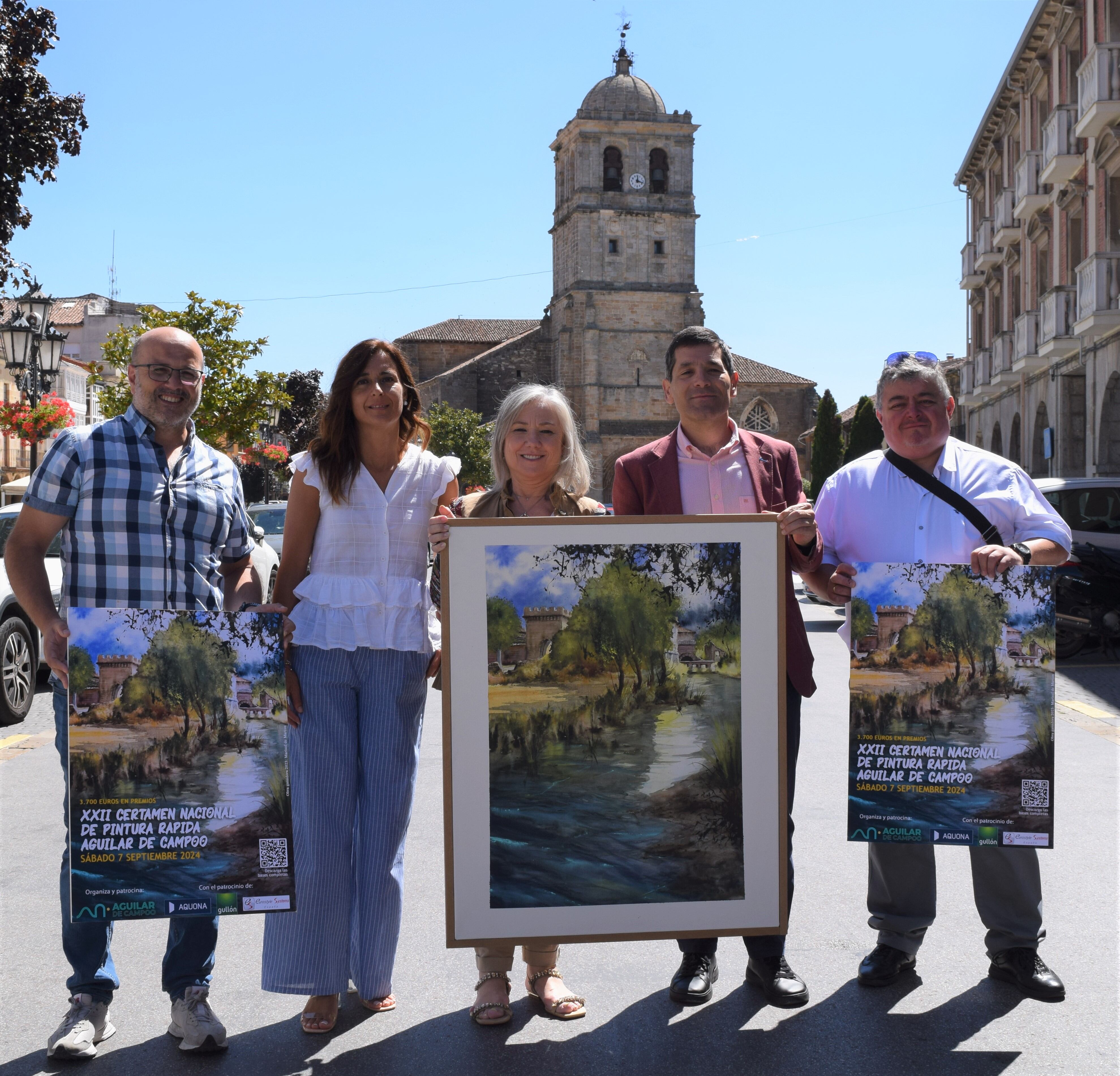 Galletas Gullón patrocina el Certamen de Pintura Rápida de Aguilar que repartirá 3.700 euros en cuatro premios