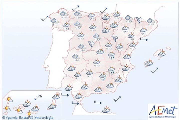 Bajan las temperaturas y los cielos estaran cubiertos en todo el país