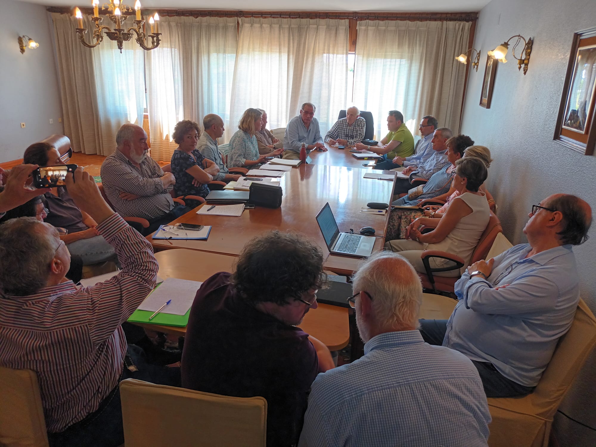 Reunión entre representantes de Patrimonio CyL