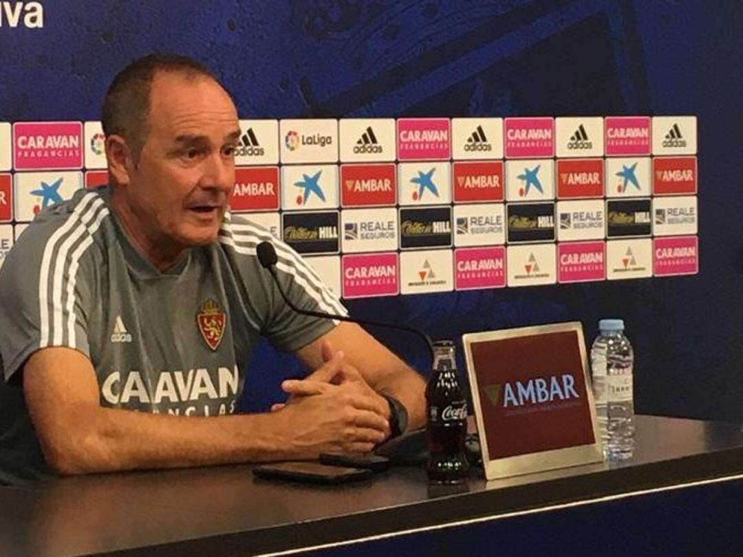 Rueda de prensa de Víctor Fernández previa al primer partido de liga