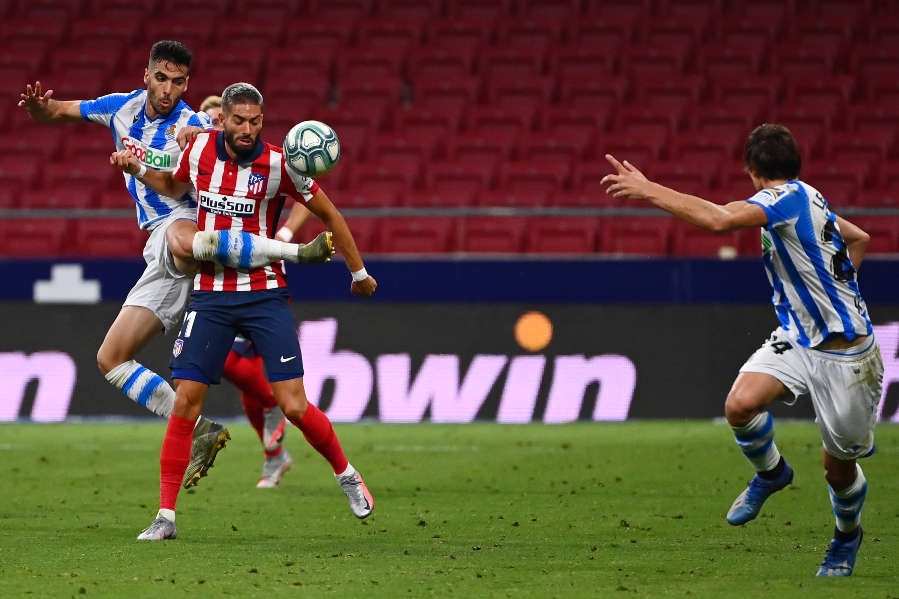 La Real Sociedad y el Atlético de Madrid juegan en la jornada 4 de la Liga (Photo by GABRIEL BOUYS / AFP) (Photo by GABRIEL BOUYS/AFP via Getty Images)