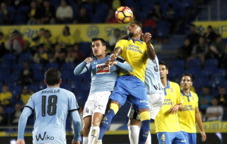 Imagen del partido que el Eibar perdió en Las Palmas