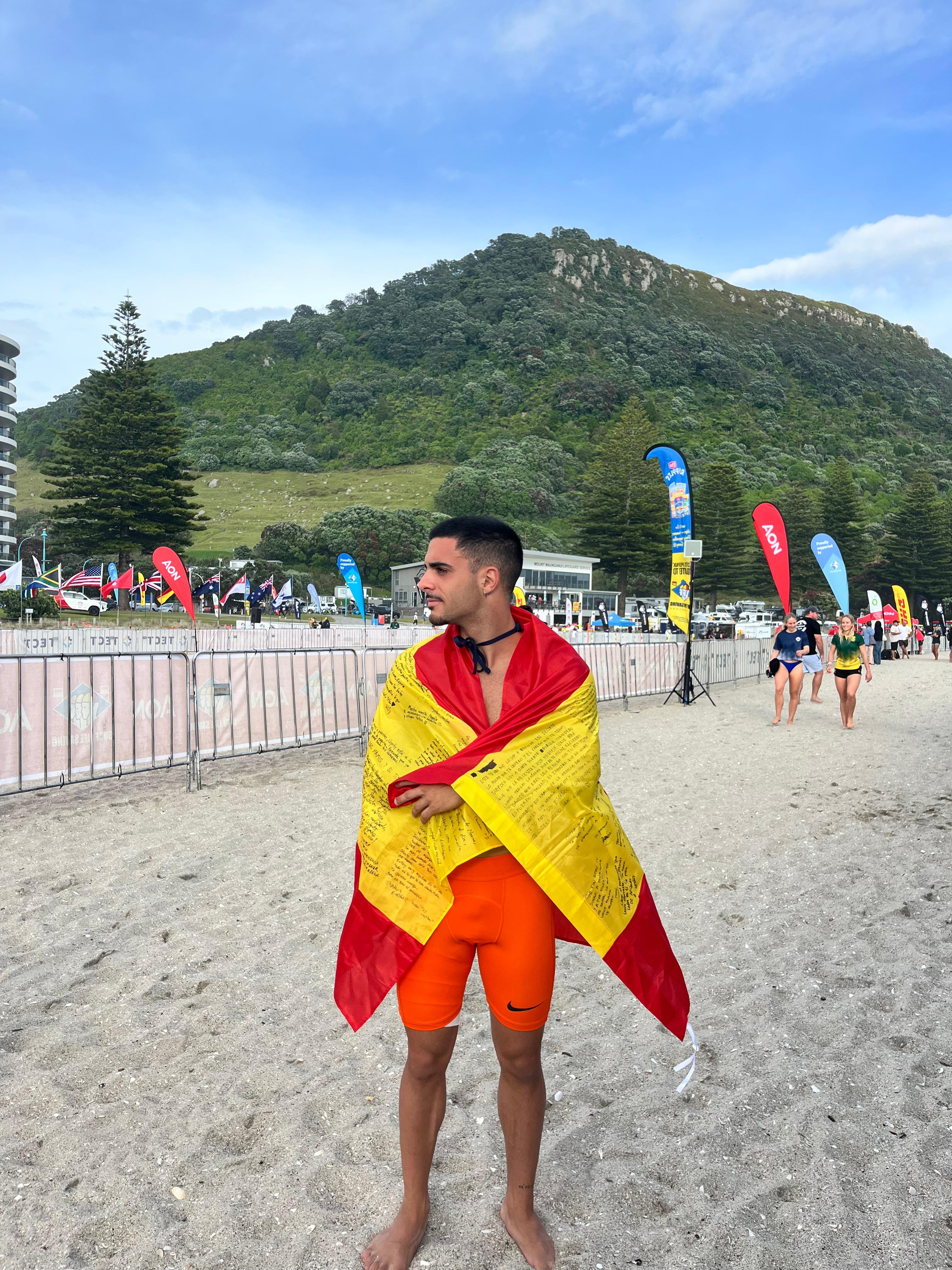 Medalla de oro en la Copa del Mundo de Nueva Zelanda de Salvamento y Socorrismo