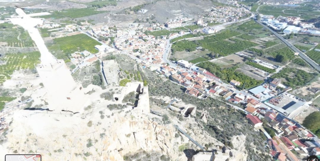 Vista aérea de Monteagudo