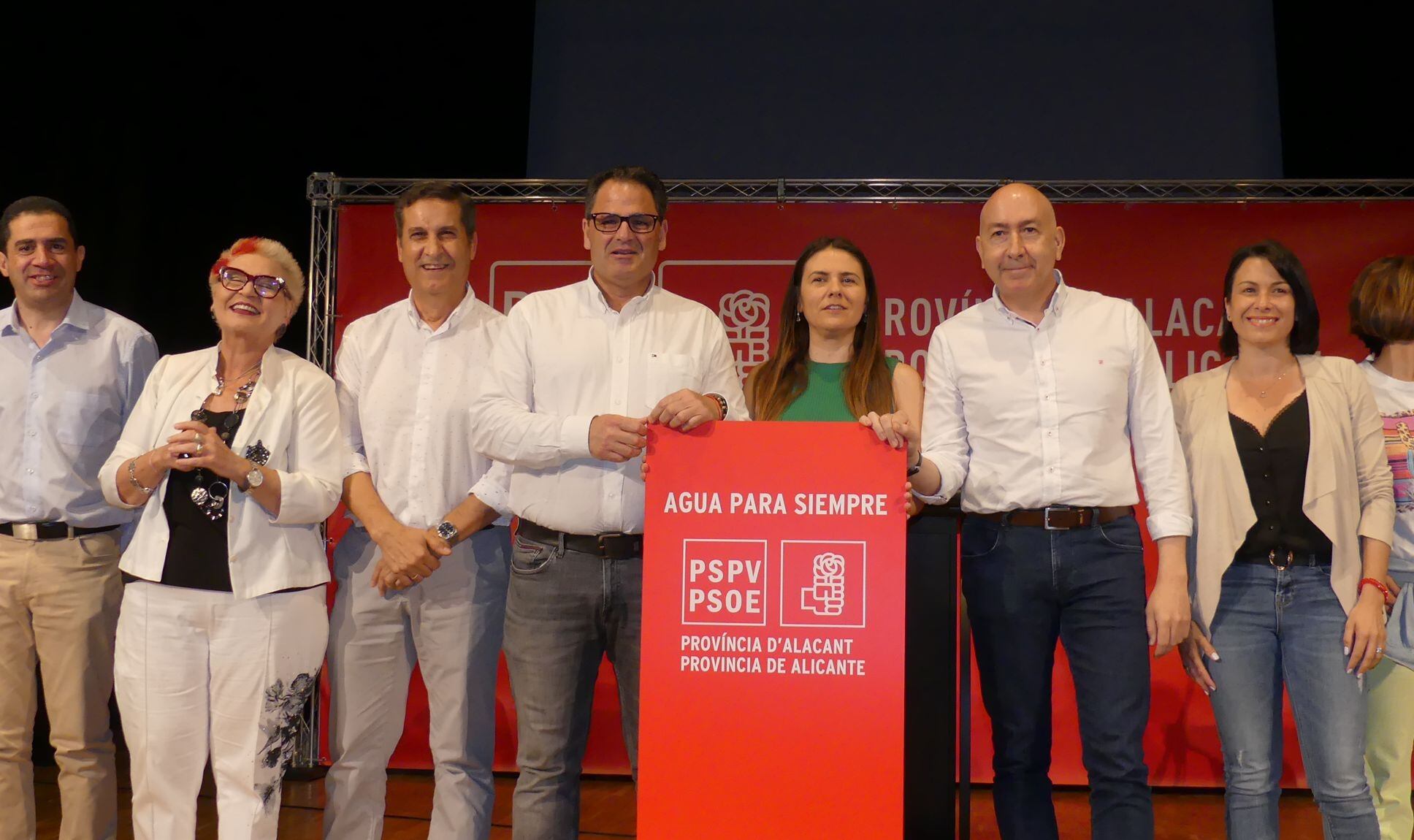 Imagen del acto que han celebrado este sábado los socialistas de la provincia de Alicante en Los Montesinos