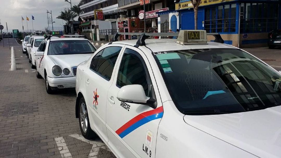 Taxis en Arrecife.