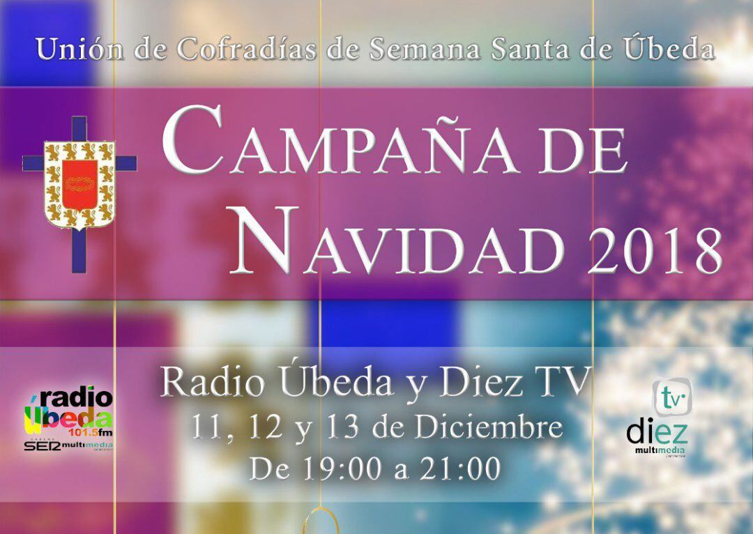 Cartel de la Campaña de Navidad 2018 de la Unión de Cofradías