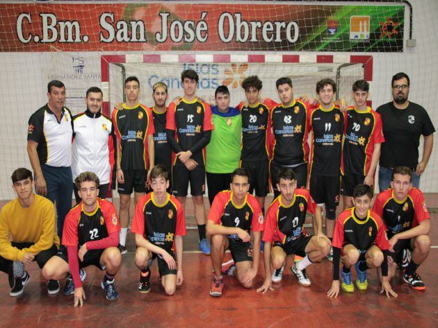 Equipo juvenil del Lanzarote Zonzamas.