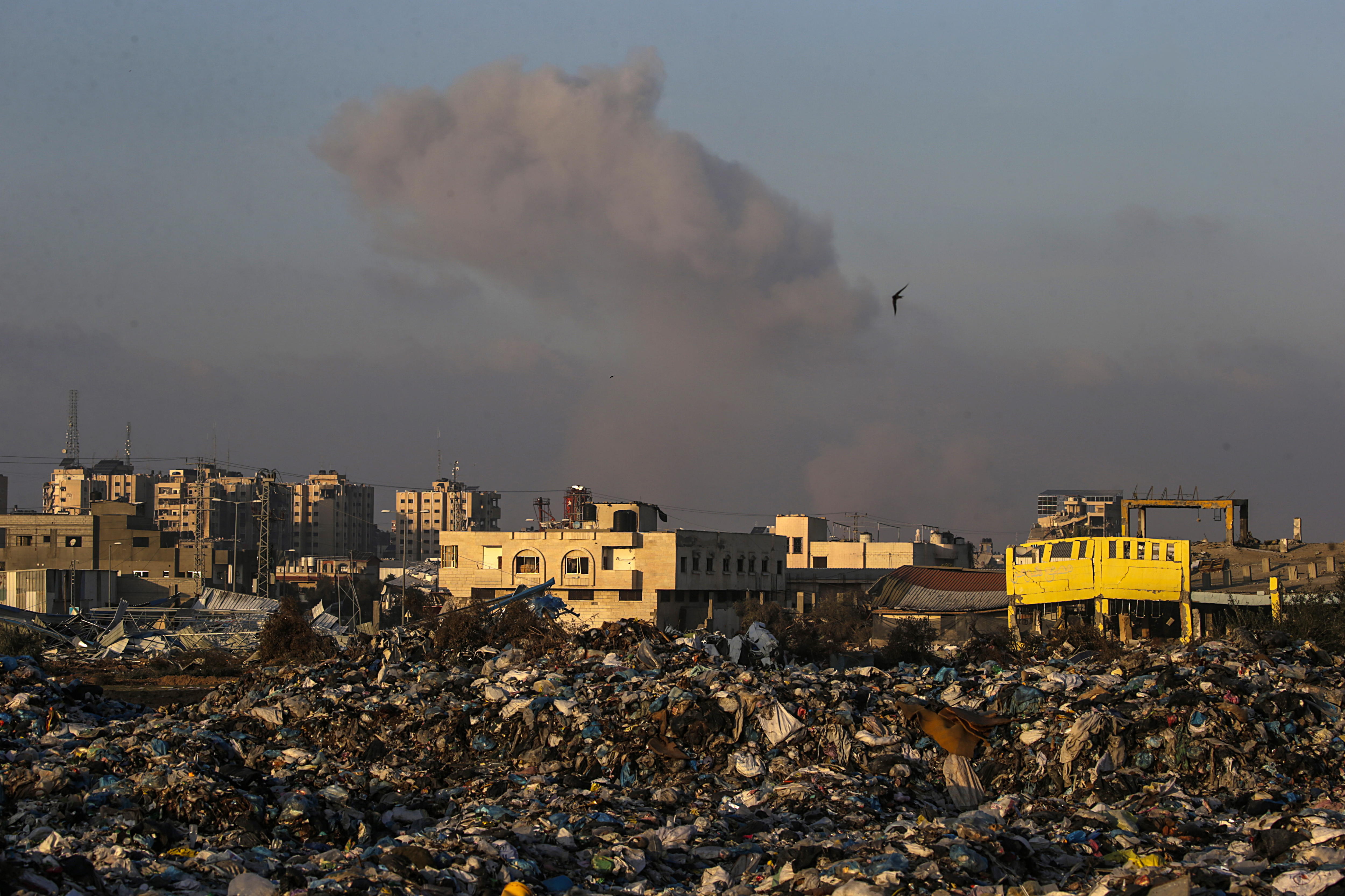 Restos de la destrucción en Gaza