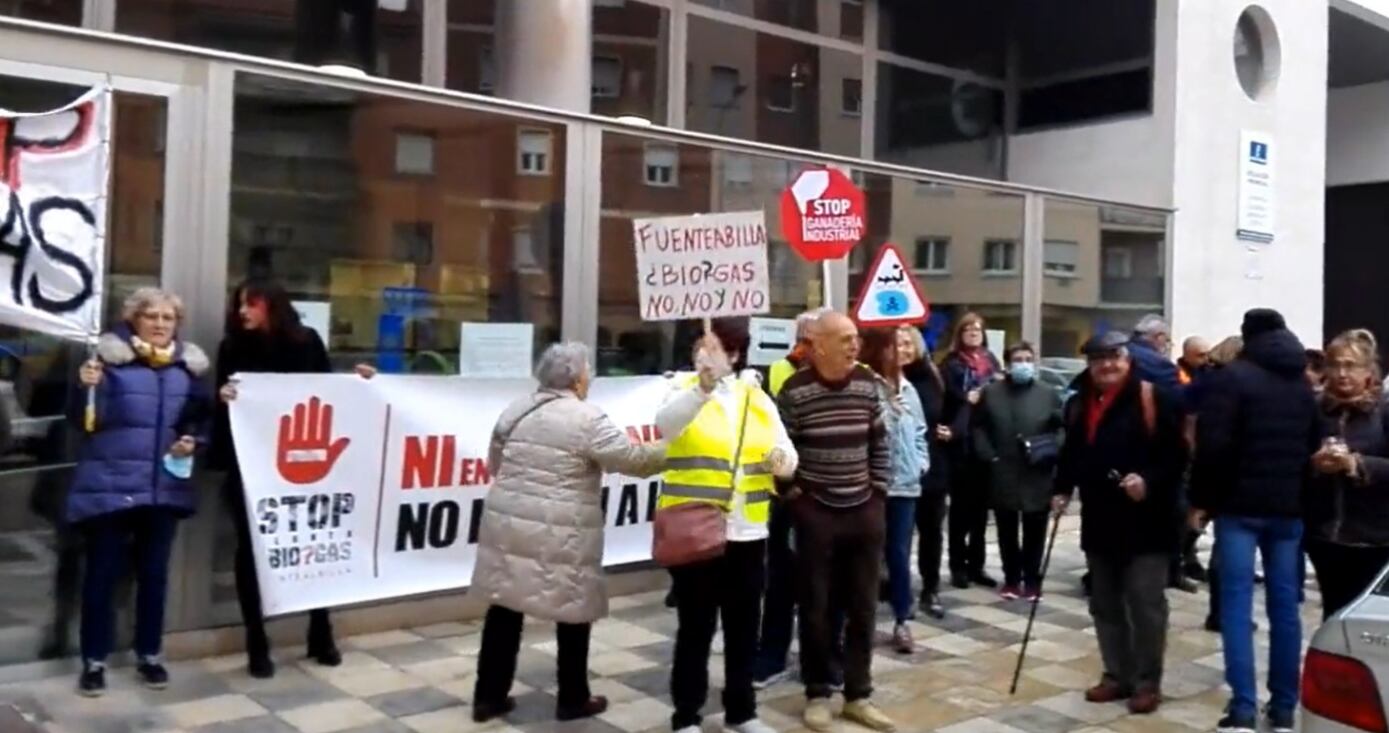 Imagen de archivo de una concentración