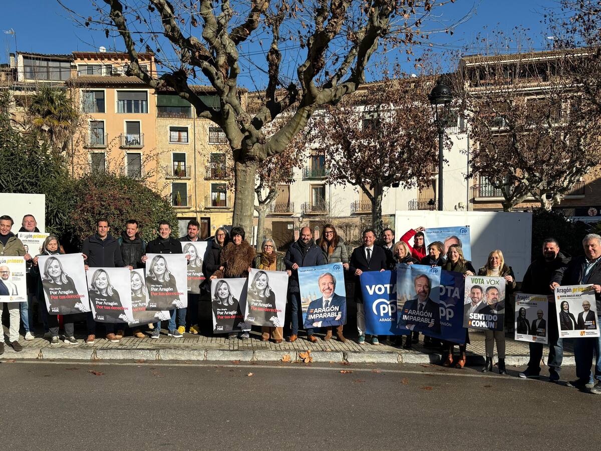 Arranca la campaña electoral para las primeras autonómicas anticipadas en Aragón