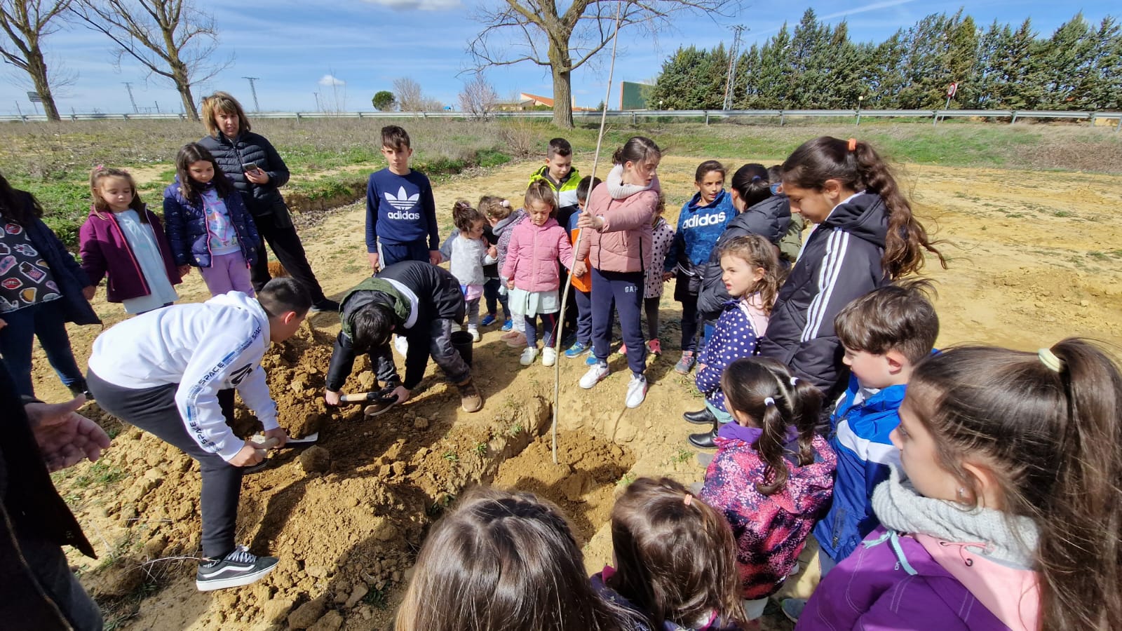 Niños participantes en la iniciativa