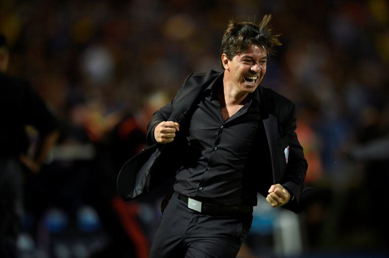 Marcelo Gallardo, entrenador del River Plate, durante la final de la Supercopa Argentina. 