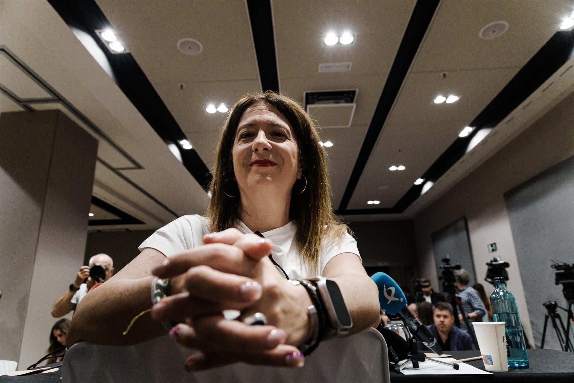 Archivo - La exmilitante socialista Leire Díez.