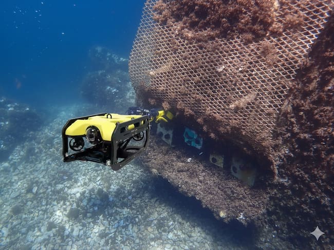 El proyecto incorpora, además, un sistema de monitorización mediante tecnología ROV (drones submarinos) y herramientas de análisis de datos, que permitirán hacer un seguimiento detallado de la colonización de las estructuras y de los indicadores ambientales asociados