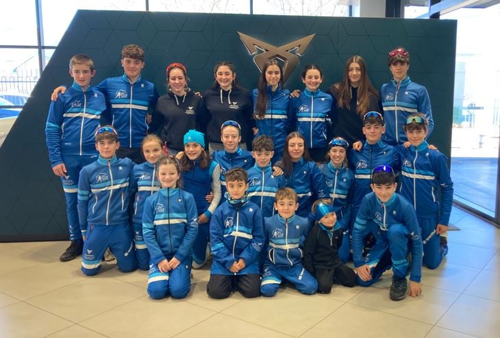 Equipo del Ski Club Aspe