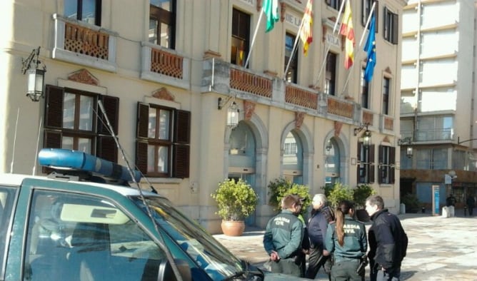 La fachada del Ayuntamiento de Lloret de Mar