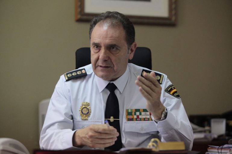 El comisario jefe del Cuerpo Nacional de Policía en Santa Cruz de Tenerife, Ignacio Badenas.