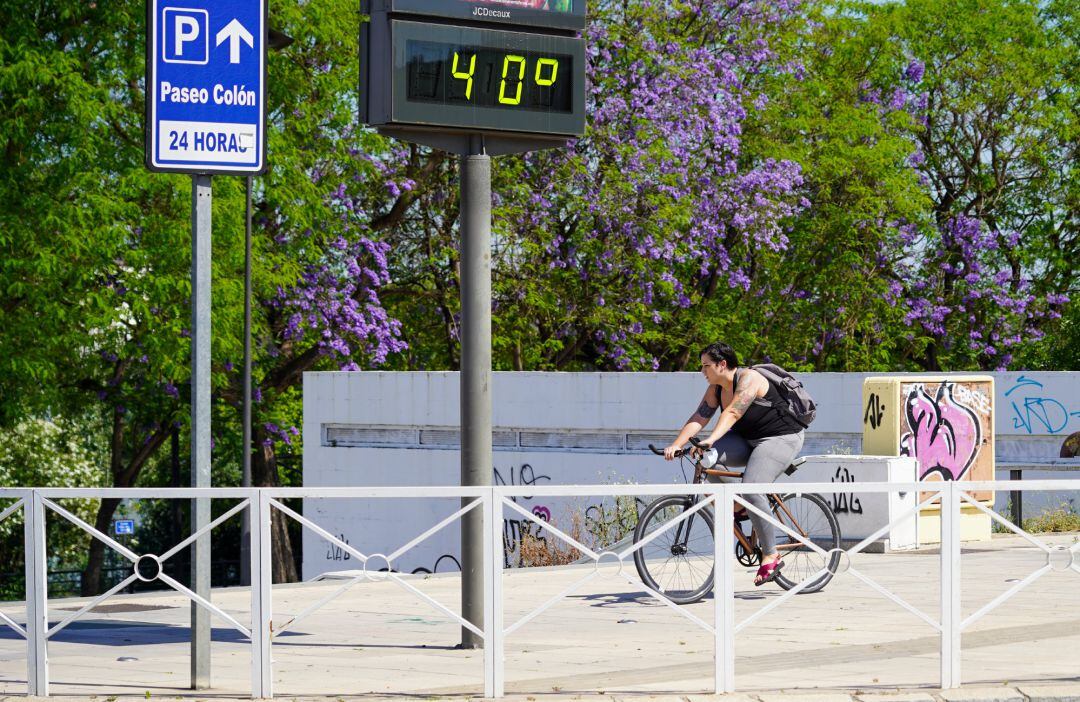 Termómetro a 40 grados en Sevilla el pasado 21 de mayo