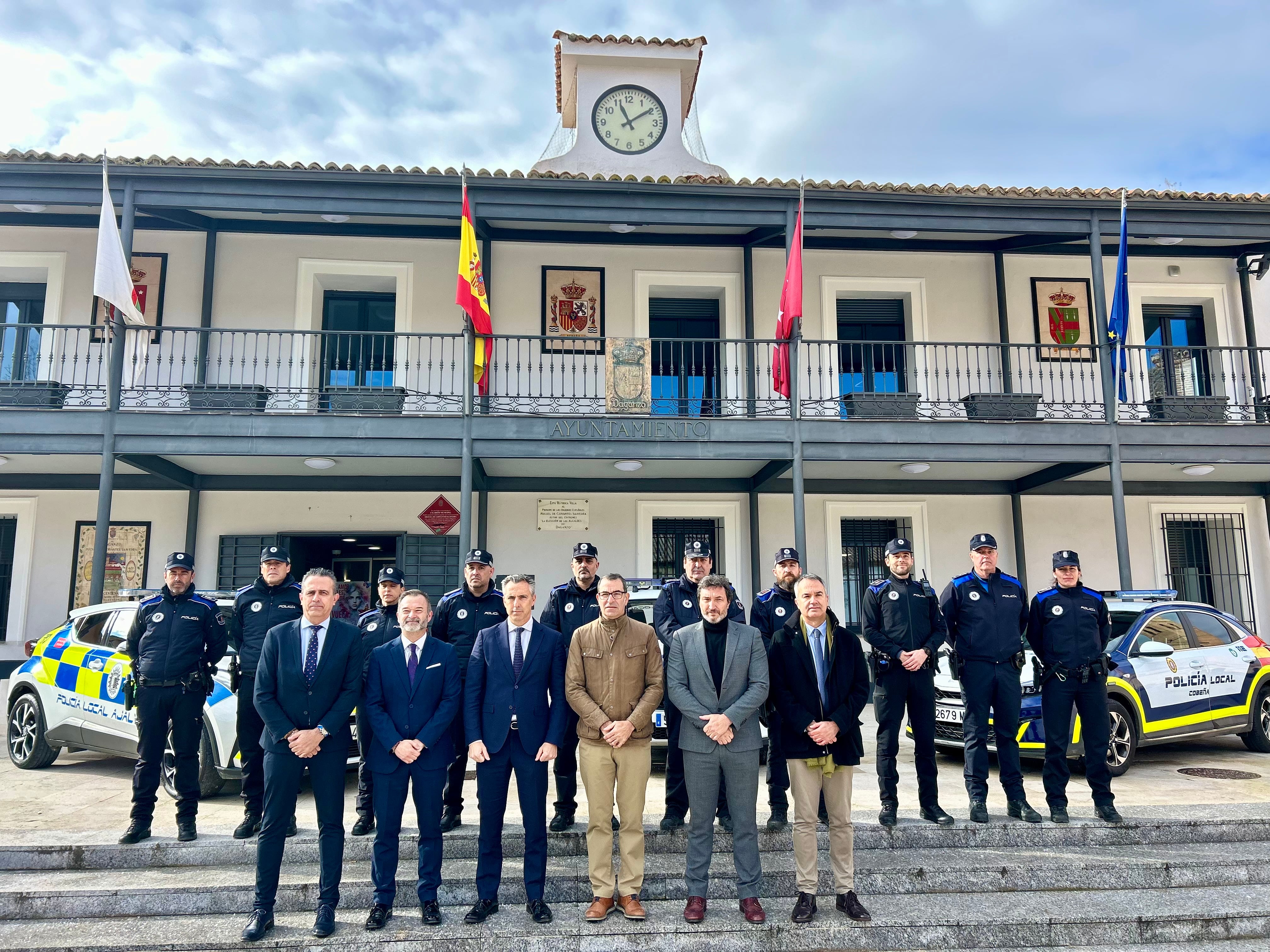 Daganzo de Arriba, Ajalvir y Cobeña compartirán la Policía Local buscando una mayor seguridad