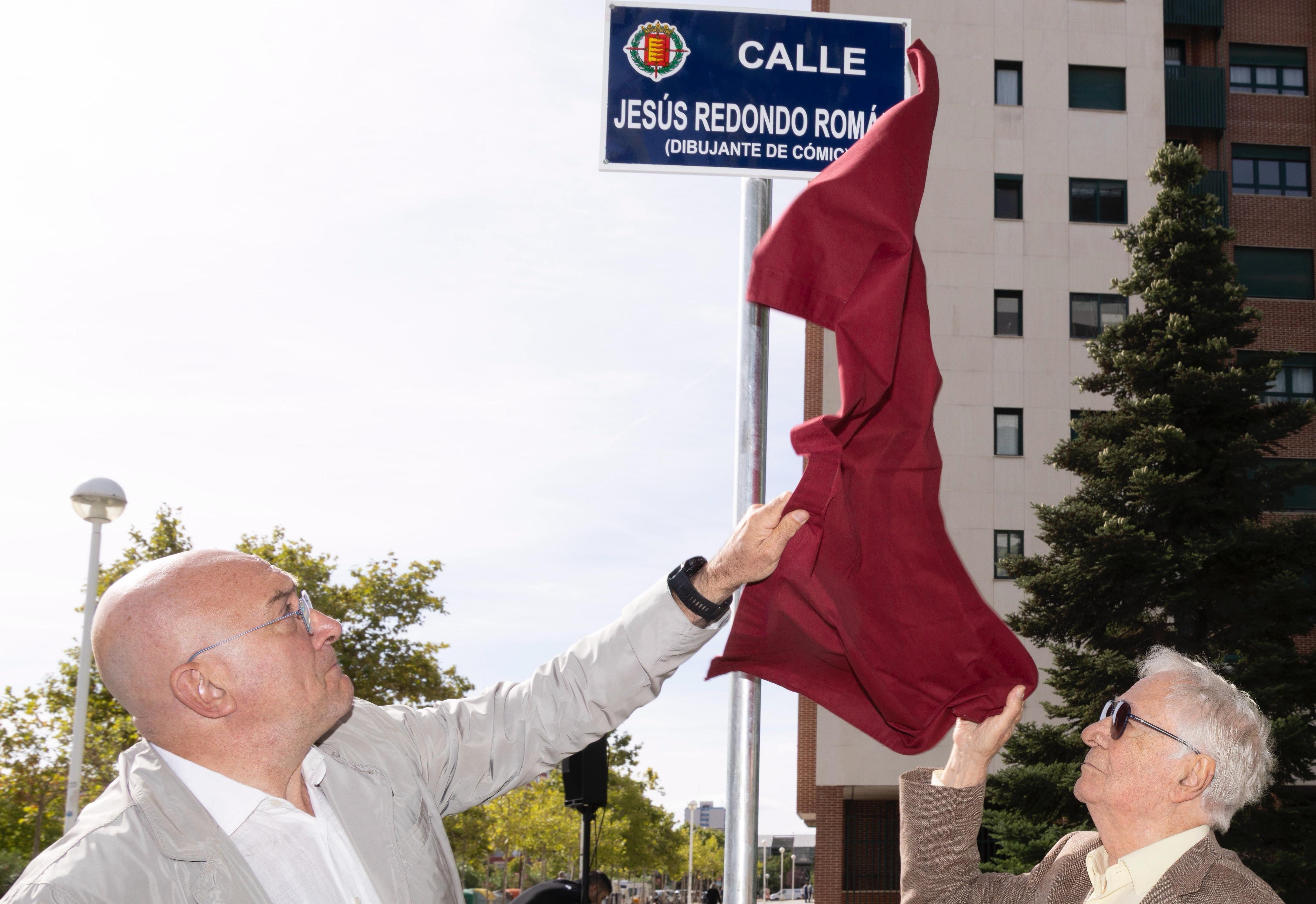 El Ayuntamiento dedica una calle a Jesús Redondo Román en homenaje al maestro del cómic vallisoletano