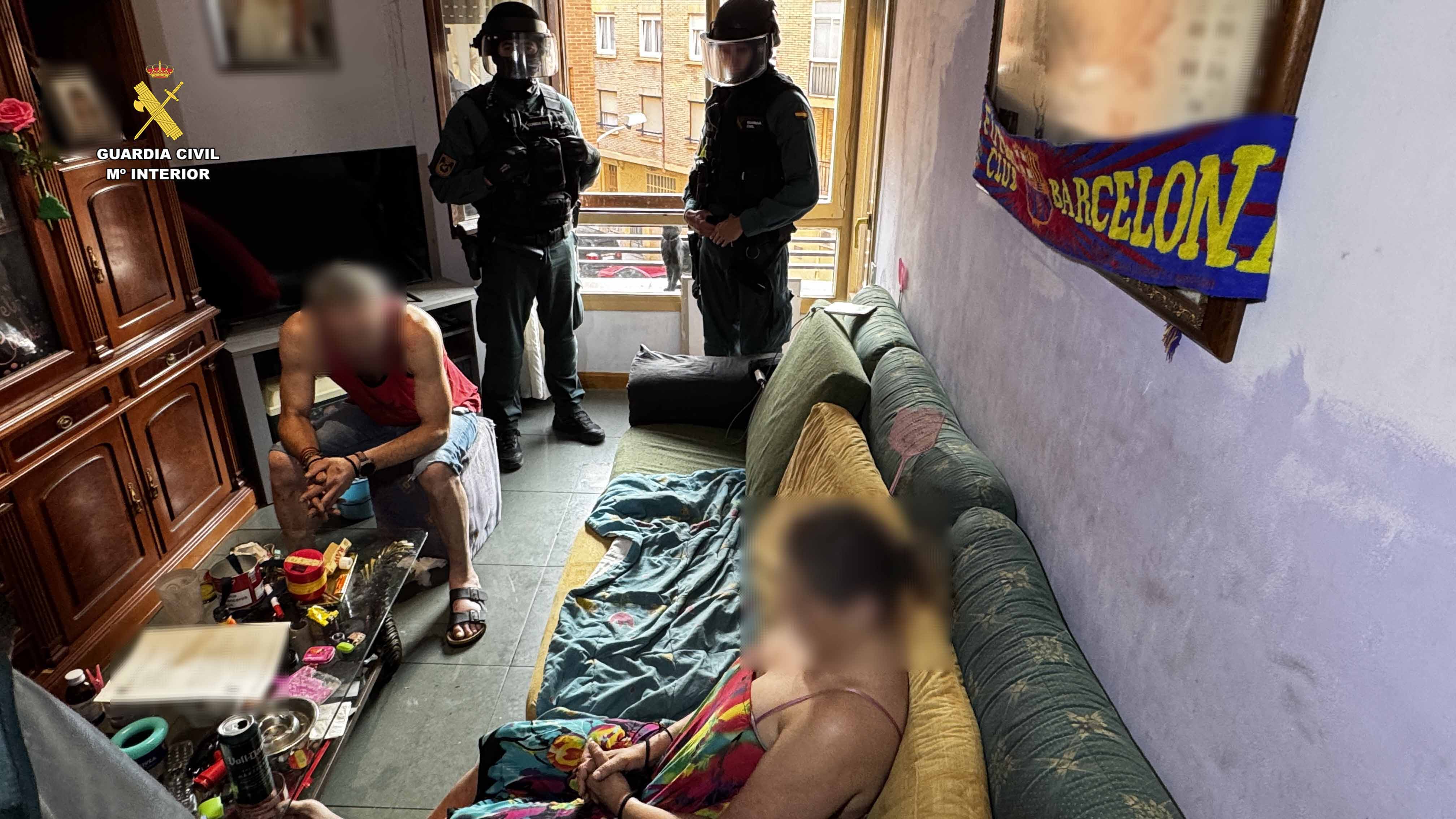 Cinco detenidos y tres puntos de venta de droga desactivados en Calahorra