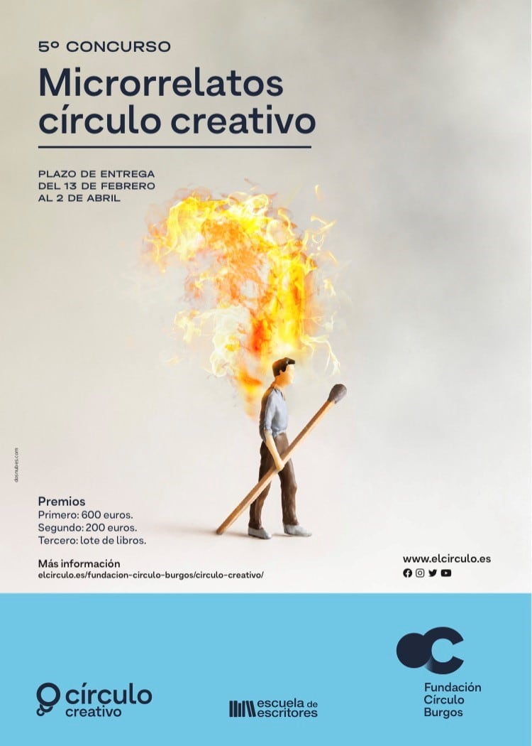 Cartel V Concurso Microrrelatos &#039;Círculo Creativo&#039;