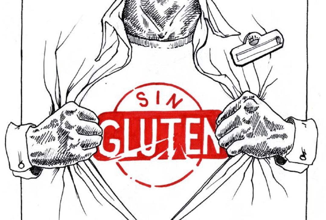 Una ilustración &#039;gluten free&#039;.