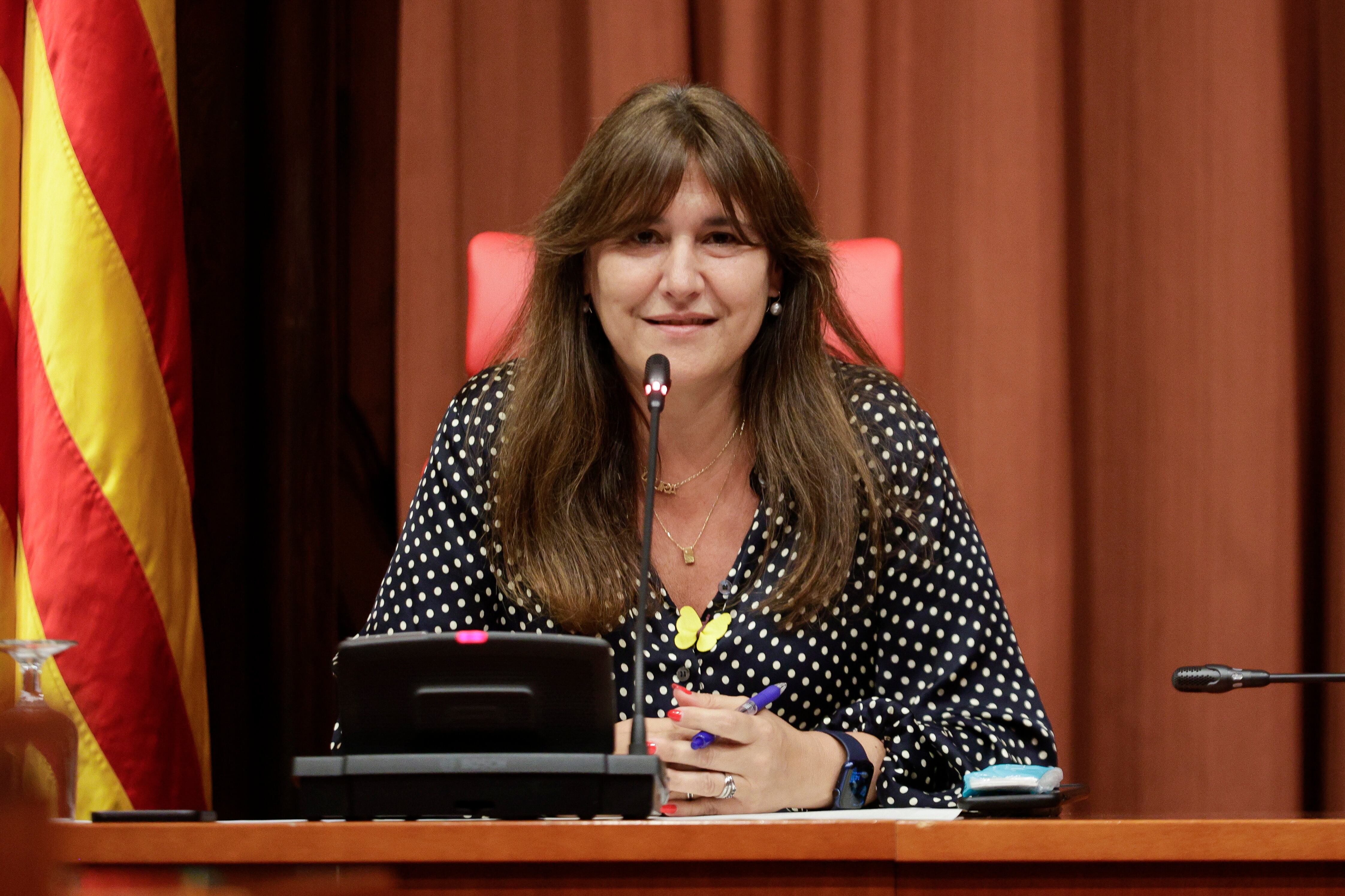 La presidenta del Parlament, Laura Borrás, en una foto de archivo.