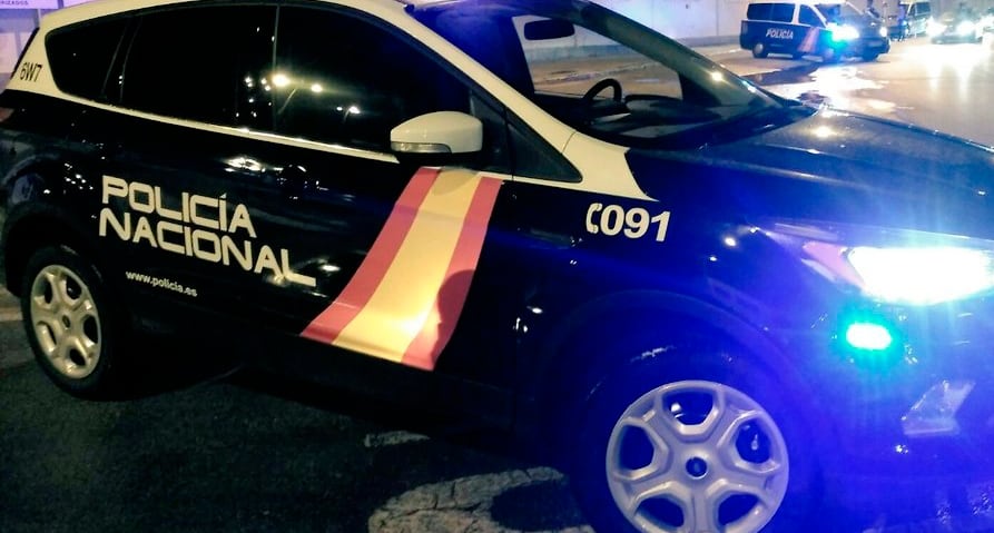 Coche patrulla de la Policía Nacional.